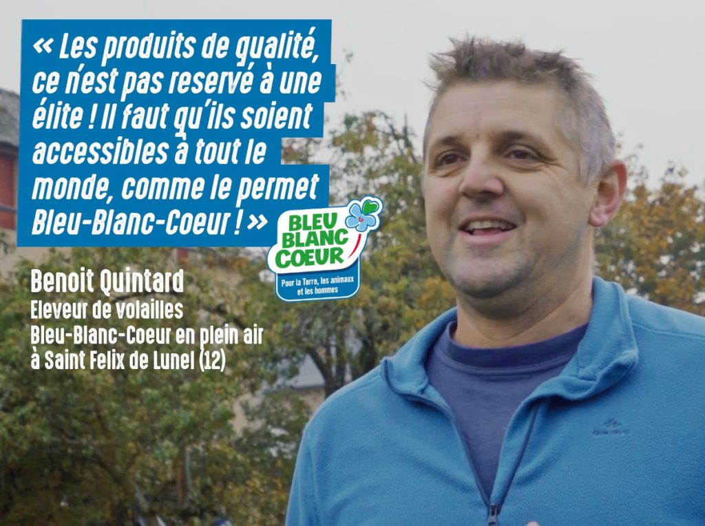 Benoit Quintard et l'accessibilité des produits Bleu-Blanc-Coeur
