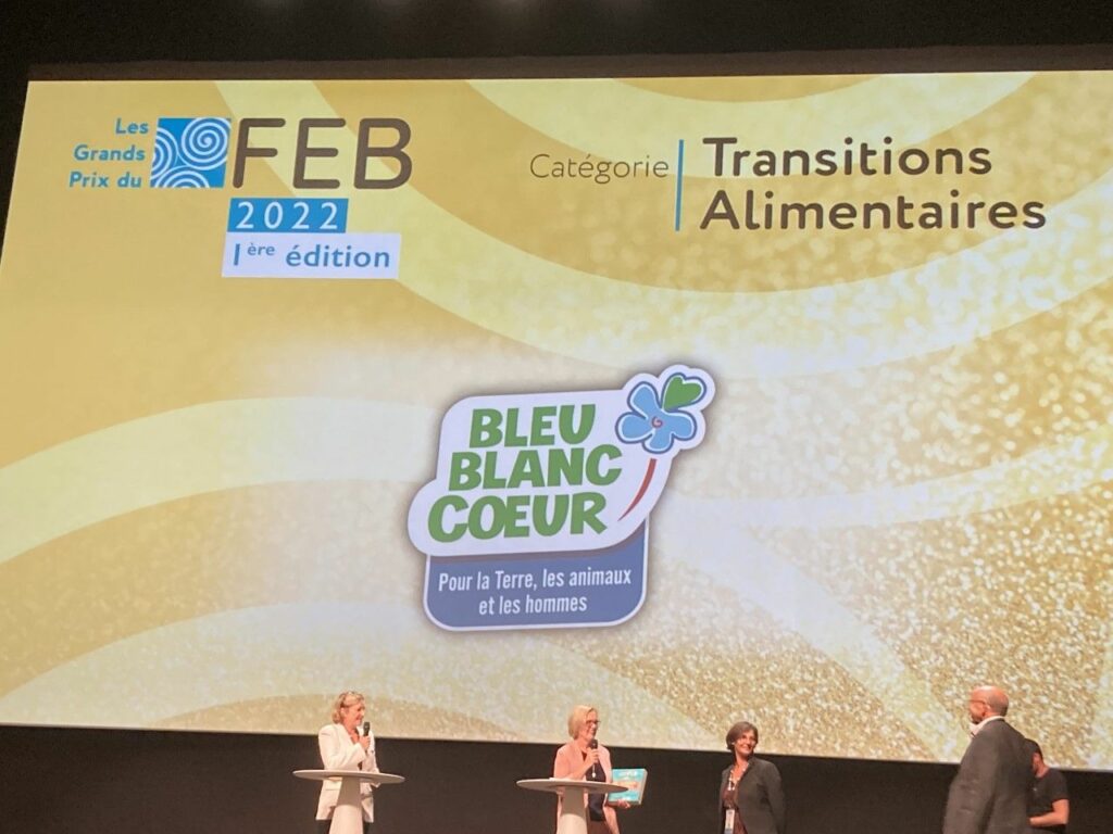 Bleu-Blanc-Cœur lauréat du prix de la transition alimentaire du FEB