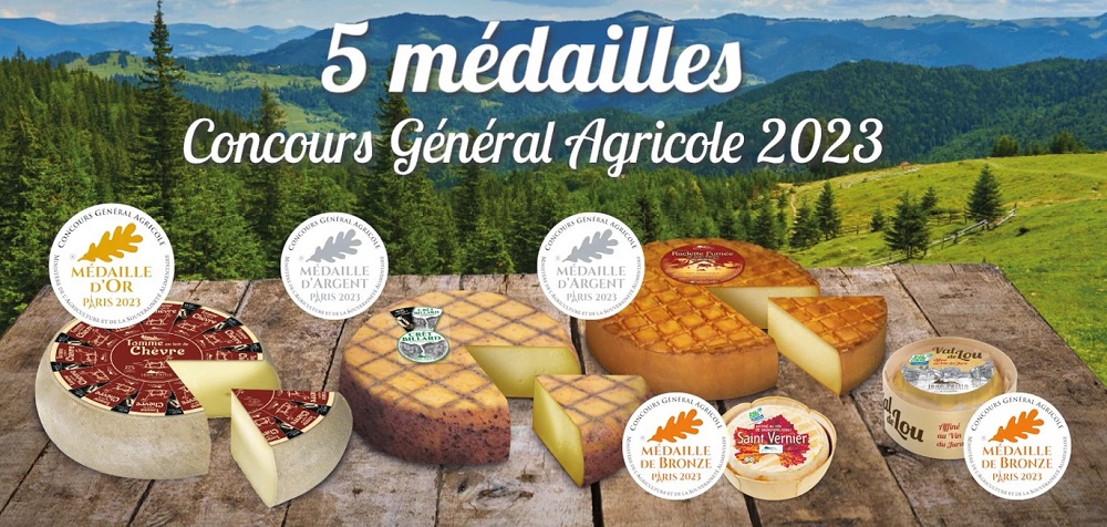 médailles fromagerie Perrin