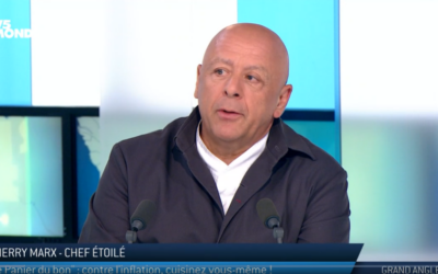 Thierry Marx chez TV5MONDE pour évoquer le Panier du BON